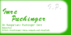 imre puchinger business card